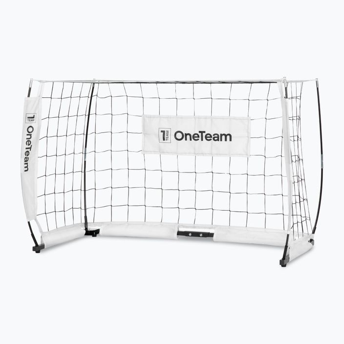 Poartă de fotbal OneTeam Flex Square 120 x 80 cm albă 3