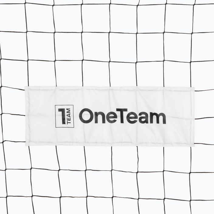 Poartă de fotbal OneTeam Flex Square 120 x 80 cm albă 5