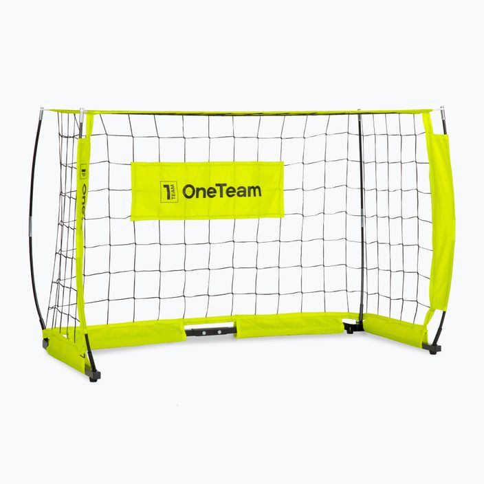 Poartă de fotbal OneTeam Flex Square 120 x 80 cm verde