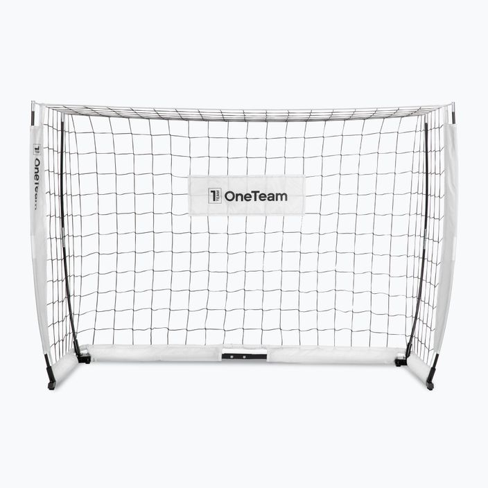 Poartă de fotbal OneTeam Flex Square 180 x 120 cm albă 2