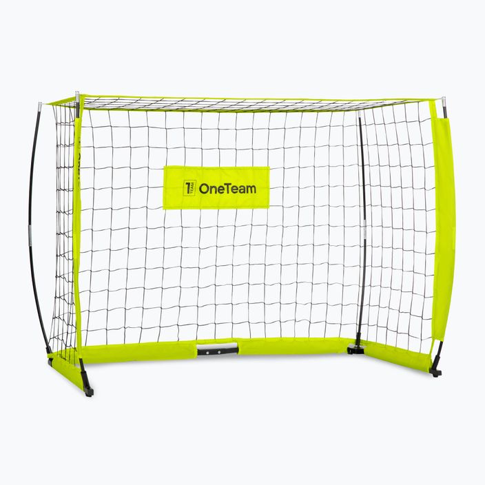 Poartă de fotbal OneTeam Flex Square 180 x 120 cm verde