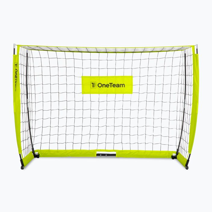 Poartă de fotbal OneTeam Flex Square 180 x 120 cm verde 2