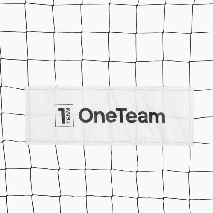 Poartă de fotbal OneTeam Flex Square 240 x 150 cm albă 5