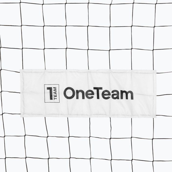 Poartă de fotbal OneTeam Flex Square 300 x 100 cm albă 5