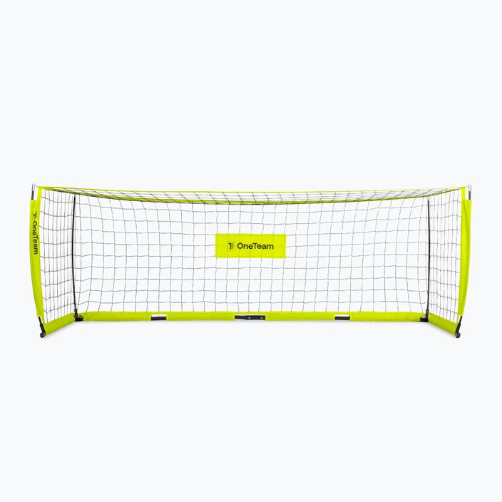 Poartă de fotbal OneTeam Flex Square 300 x 100 cm verde 2