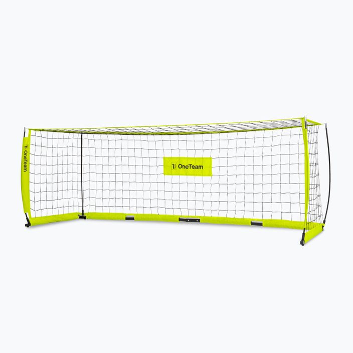 Poartă de fotbal OneTeam Flex Square 300 x 100 cm verde 3