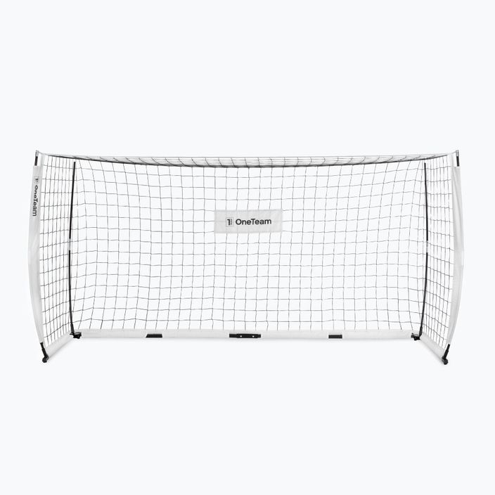 Poartă de fotbal OneTeam Flex Square 300 x 155 cm albă 2