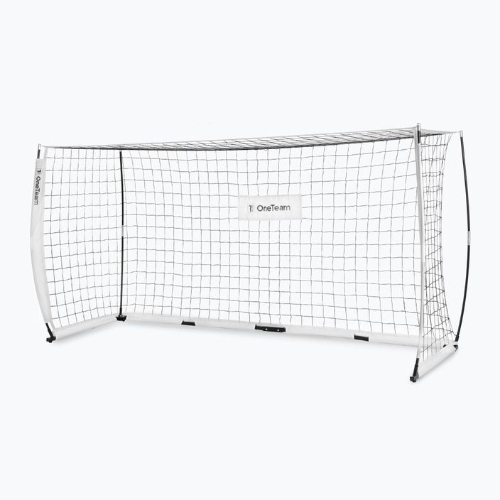 Poartă de fotbal OneTeam Flex Square 300 x 155 cm albă 3