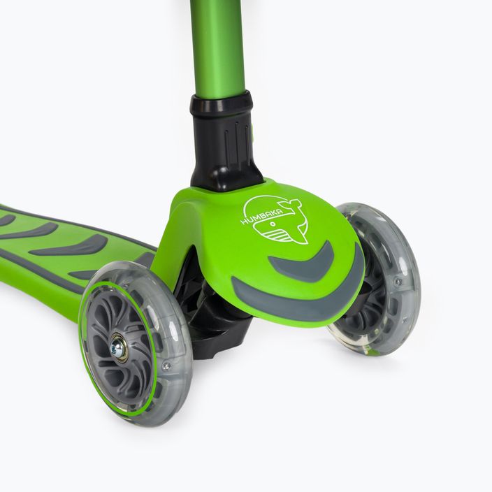 HUMBAKA Mini T scuter cu trei roți pentru copii verde HBK-S6T 10