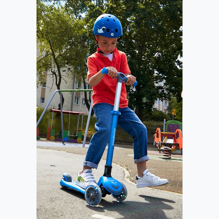 HUMBAKA Mini T scuter cu trei roți pentru copii albastru HBK-S6T 19
