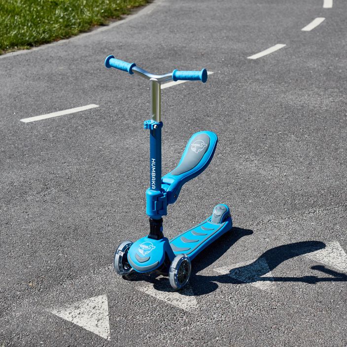 HUMBAKA Mini Y scuter cu trei roți pentru copii albastru HBK-S6Y 12