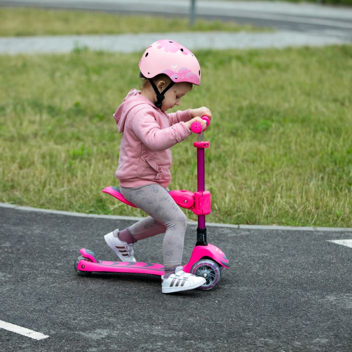 HUMBAKA Mini Y scuter cu trei roți pentru copii roz HBK-S6Y 19