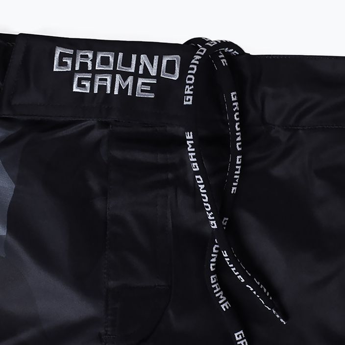 Pantaloni scurți pentru bărbați Ground Game MMA Moro 4.0 negru 22SHORMMAMORO4GRY 5