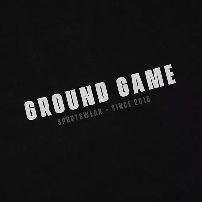 Bărbați Ground Game Minimal Typo T-shirt negru 3