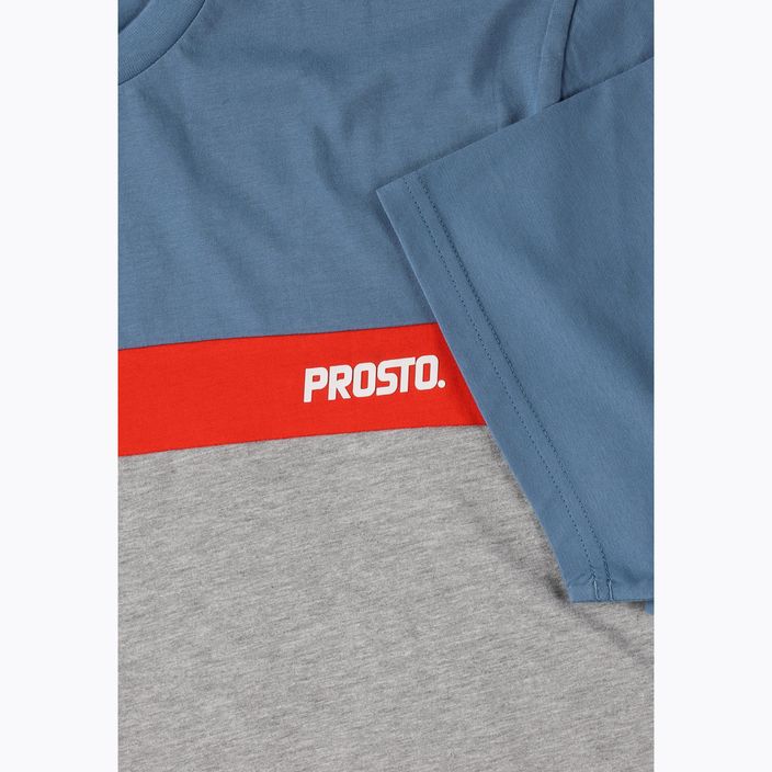 PROSTO tricou pentru bărbați Plooz albastru 3