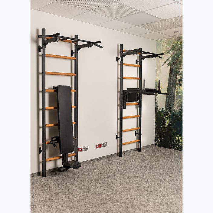 Scară de gimnastică BenchK 223B black matte/oak 5