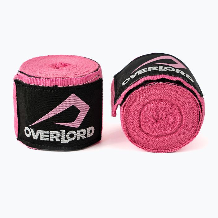 Bandaje de box Overlord elastic roz 200001-PK/350 4