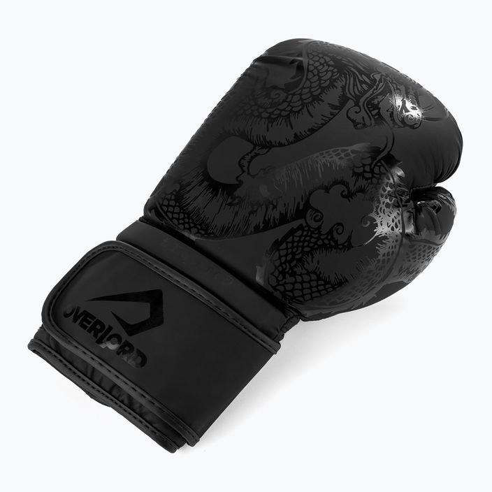 Overlord Legend mănuși de box din piele sintetică negru 100001-BK/10OZ 8