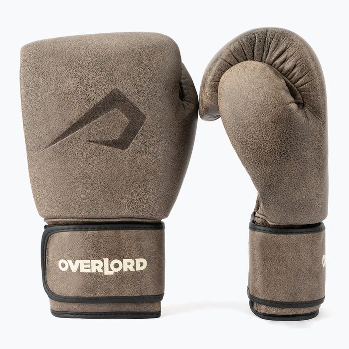 Overlord Old School Old School maro mănuși de box 100006-BR/10OZ 7