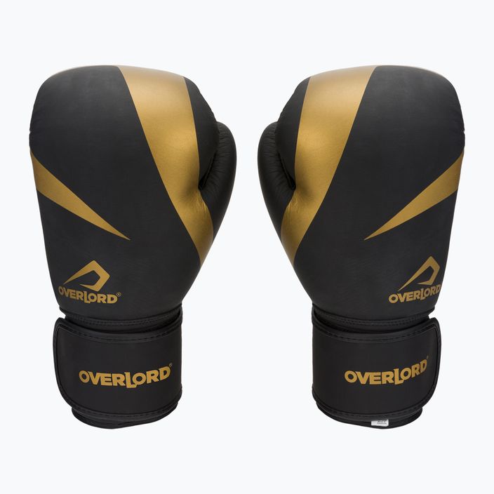 Overlord Riven negru și auriu mănuși de box 100007