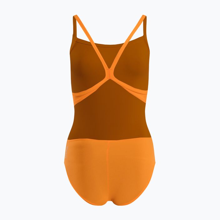 Costum de baie o singură piesă pentru femei CLap Two-layer portocaliu CLAP104 2