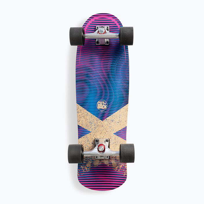 Surfskate skateboard Cutback Purple Haze 29" violet-albastru CUT-SUR-PHA 7