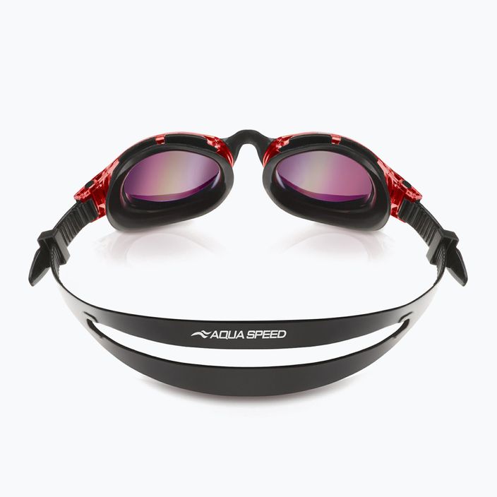 Ochelari de înot AQUA-SPEED Triton 2.0 Mirror roșii 2