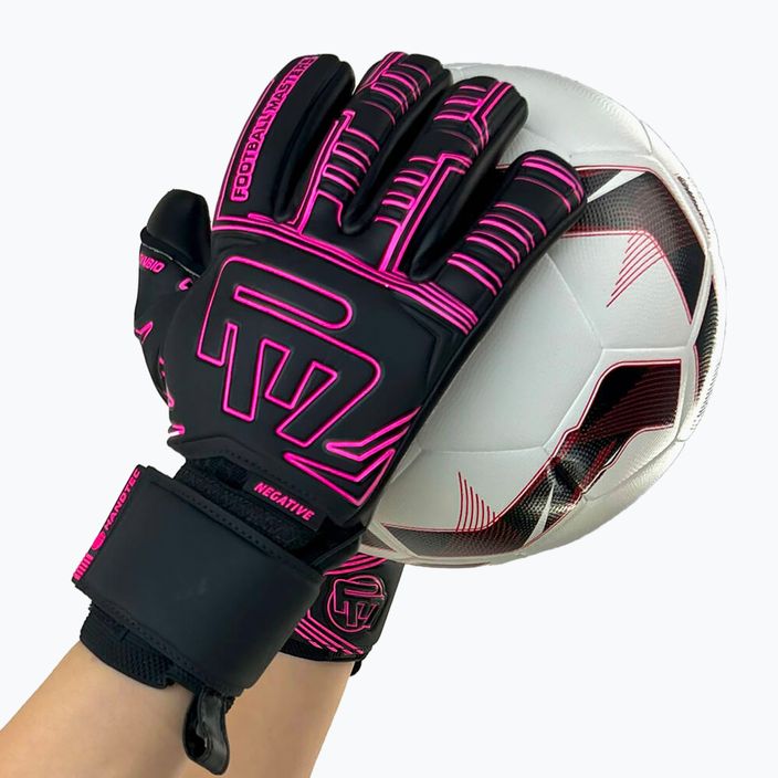 Mănuși de portar pentru copii Football Masters Symbio NC pink 4