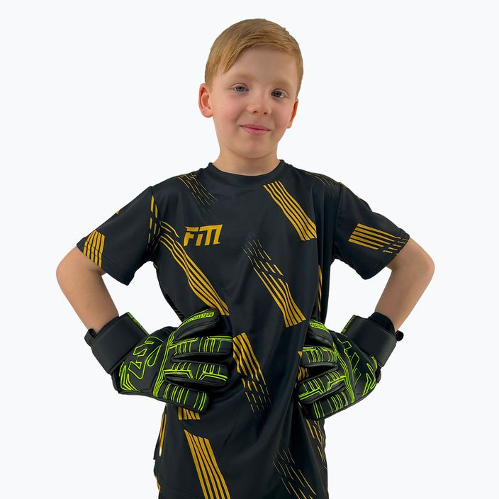Mănuși de portar pentru copii Football Masters Symbio NC fluo 3