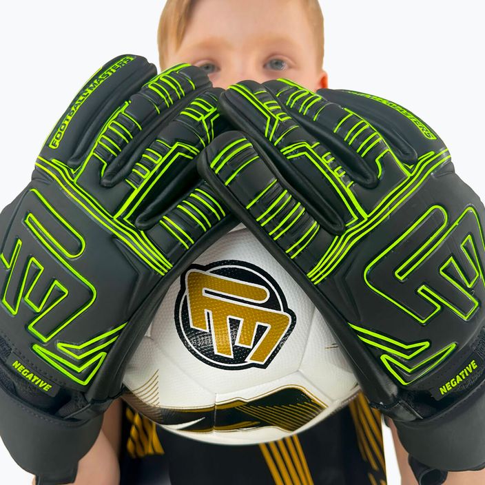 Mănuși de portar pentru copii Football Masters Symbio NC fluo 5