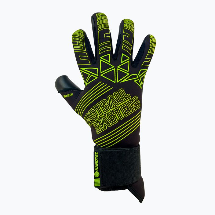 Mănuși de portar pentru copii Football Masters Fenix green fluo