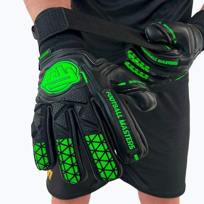 Mănuși de portar Football Masters Voltage Plus NC black/fluo 5