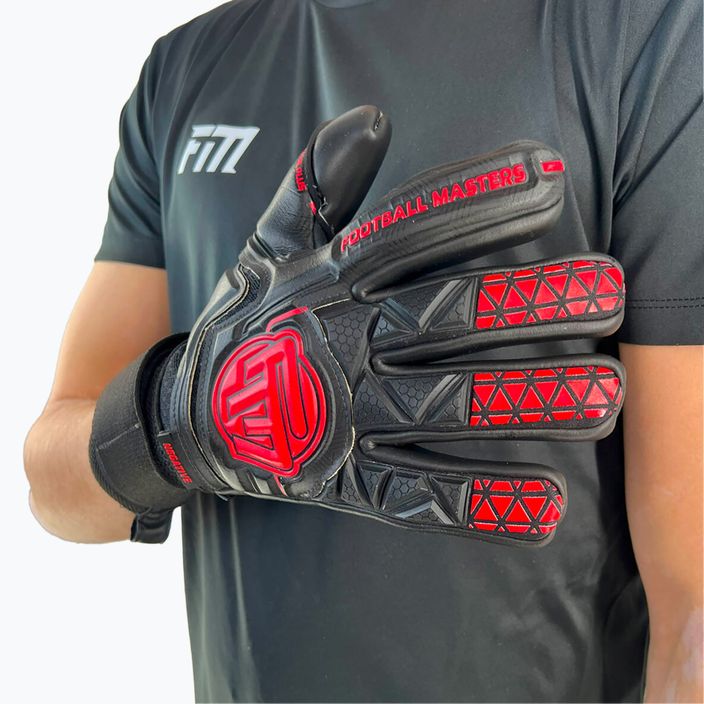 Mănuși de portar Football Masters Voltage Plus NC black/red 4