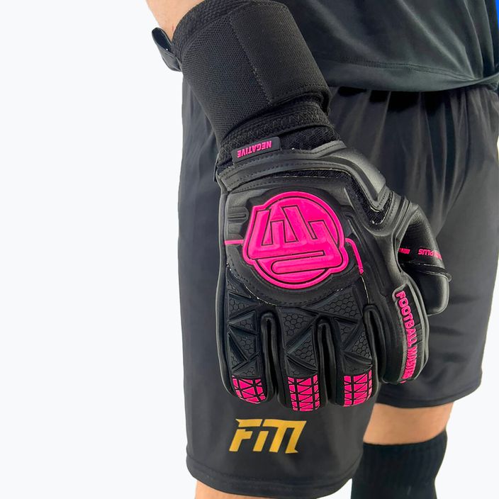 Mănuși de portar Football Masters Voltage Plus NC black/pink 3