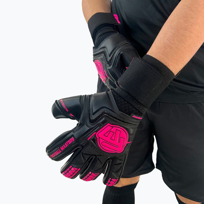 Mănuși de portar Football Masters Voltage Plus NC black/pink 4