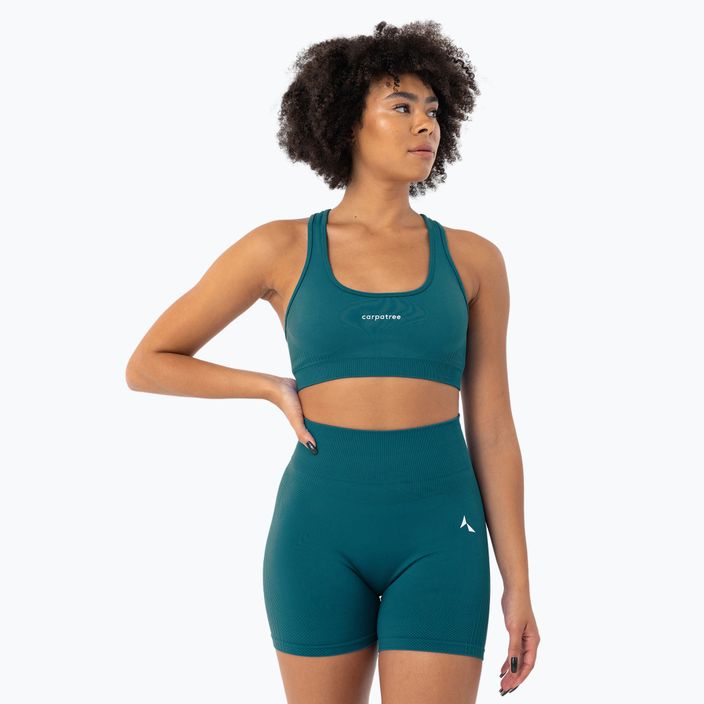 Sutien fitness Carpatree Blaze Seamless deep ocean blue 3