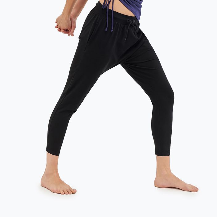 Pantaloni de yoga pentru femei Cosmic Cropped Track Pants negru SKU-219-xss 4