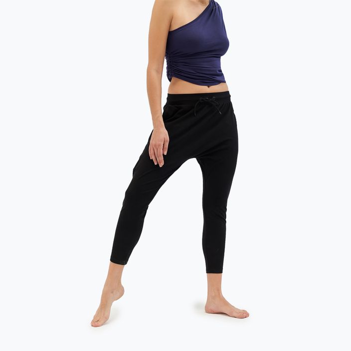 Pantaloni de yoga pentru femei Cosmic Cropped Track Pants negru SKU-219-xss 2