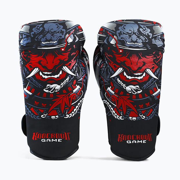 Mănuși de box pentru bărbați GroundGame “Samurai”, negru, 21BOXGLOSAM10 4