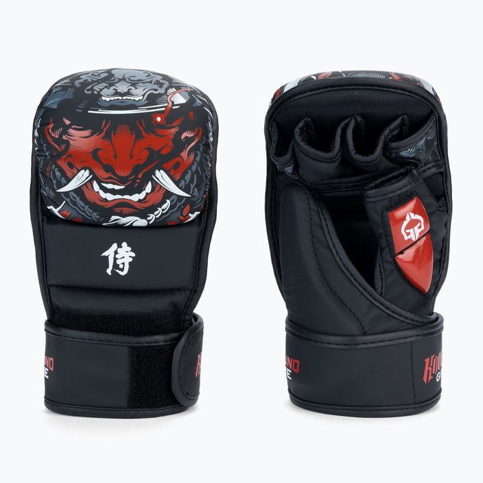 Mănuși de sparring pentru bărbați GroundGame MMA “Samurai”, negru, 21MMASPARGLOSA 3