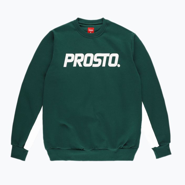 Bluză pentru bărbați PROSTO Classic XXII verde KL222MSWE1034