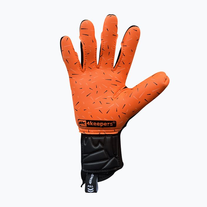 Mănuși de portar pentru copii 4Keepers Equip Flame Nc Jr negru-portocalii EQUIPFLNCJR 5