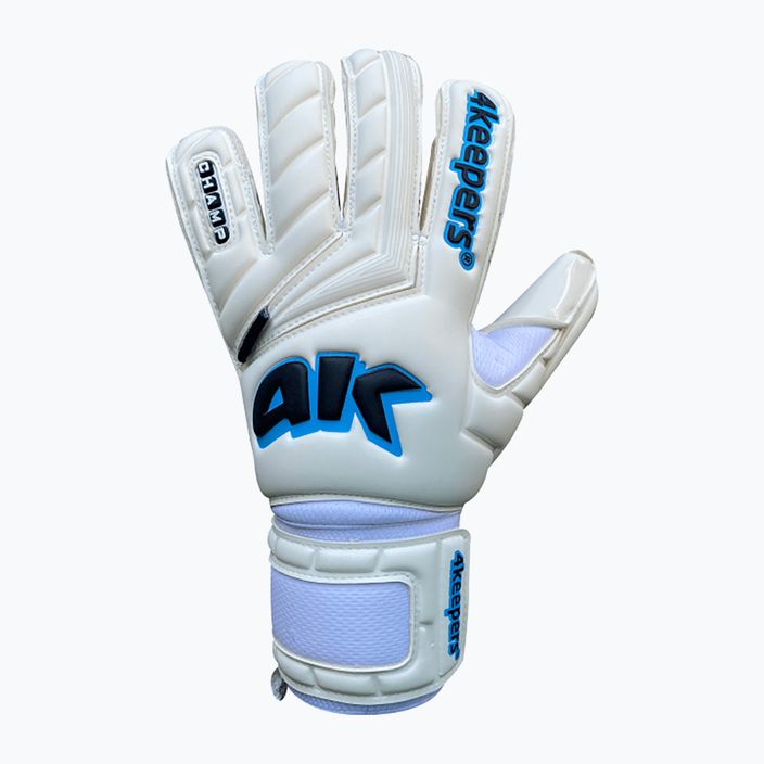 Mănuși de portar pentru copii 4keepers Champ Aq Contact V Hb alb-albastre 4