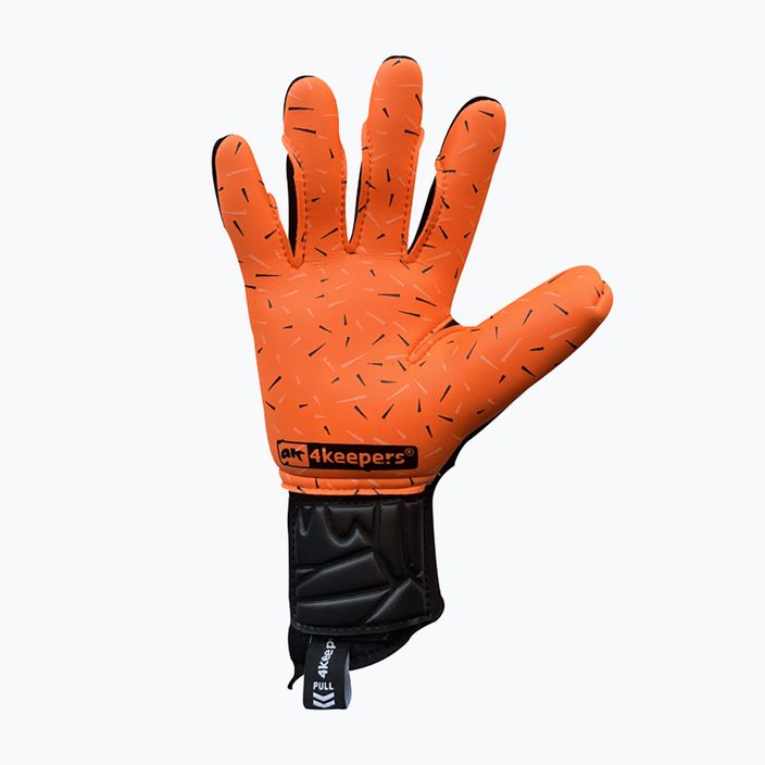 Mănuși de portar 4Keepers Equip Flame Nc negru-portocalii EQUIPFLNC 5