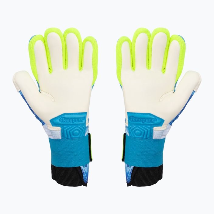 Mănuși de portar pentru copii 4Keepers Neo Liga Nc Jr albastru 2