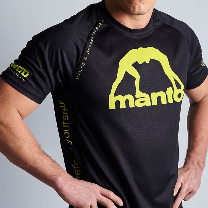 Tricou de antrenament pentru bărbați MANTO Alpha, negru, MNR496_BLK_2S 9