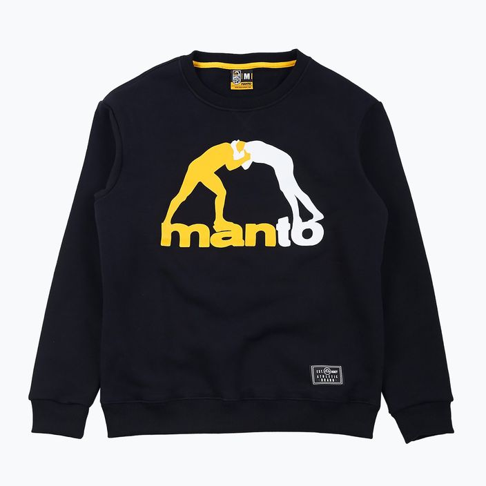 Tricou pentru bărbați MANTO Classic 20 negru MNB436