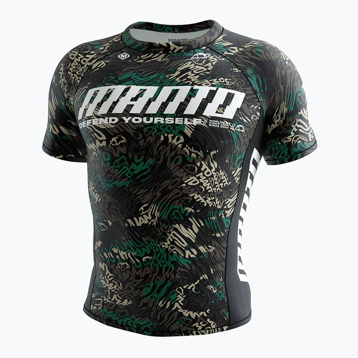 Tricou pentru bărbați MANTO Distort rashguard negru MNR509