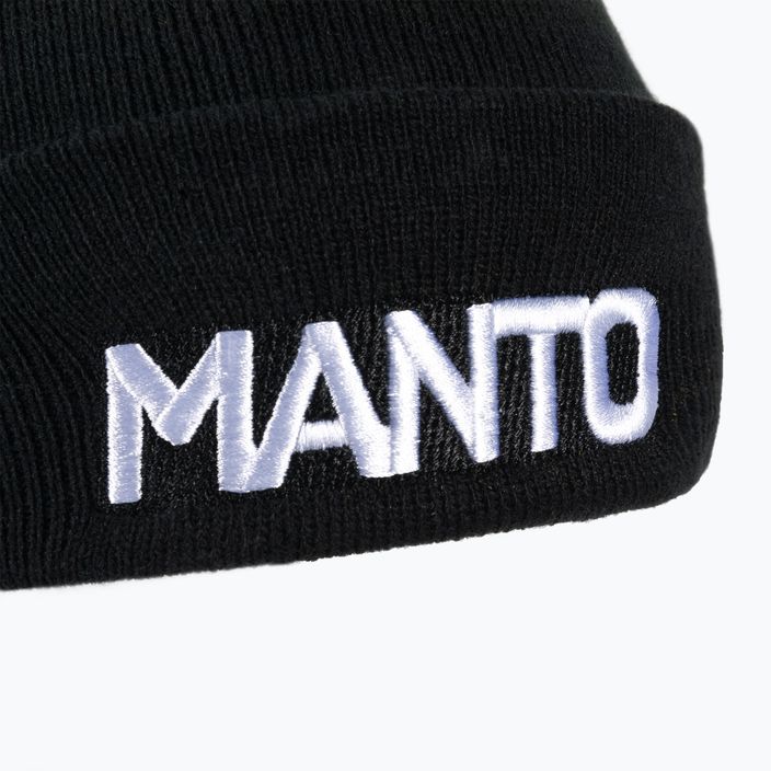 MANTO Big Logotype 21 șapcă neagră 3