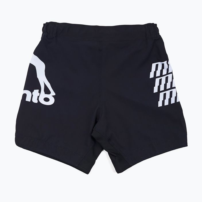 Pantaloni scurți de antrenament pentru bărbați MANTO Distort negru MNS519 2